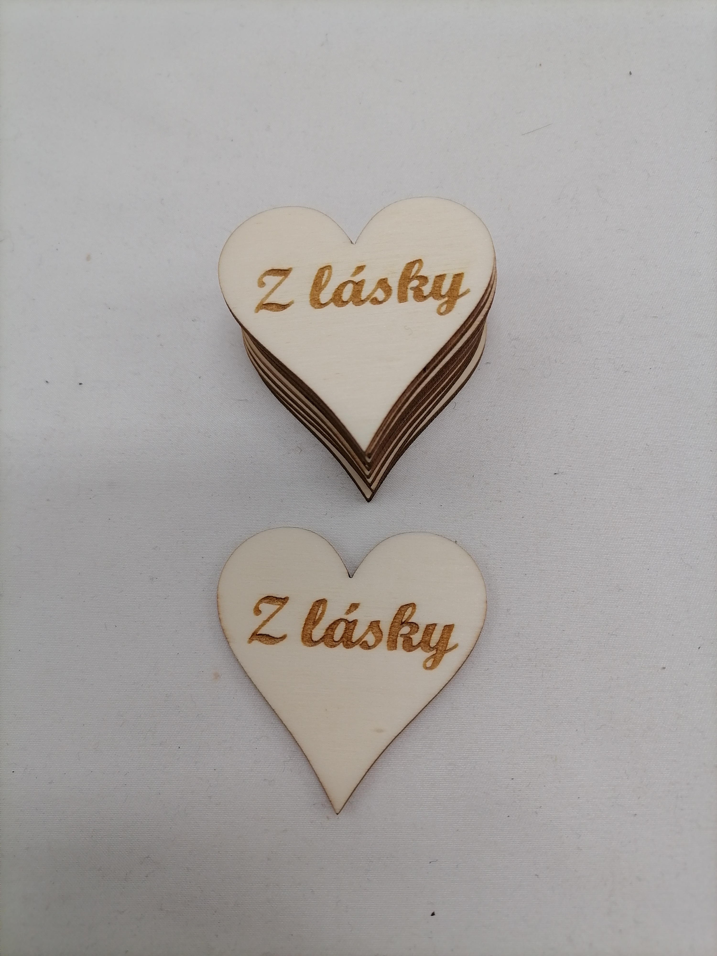 Srdiečko z lásky 5x5cm