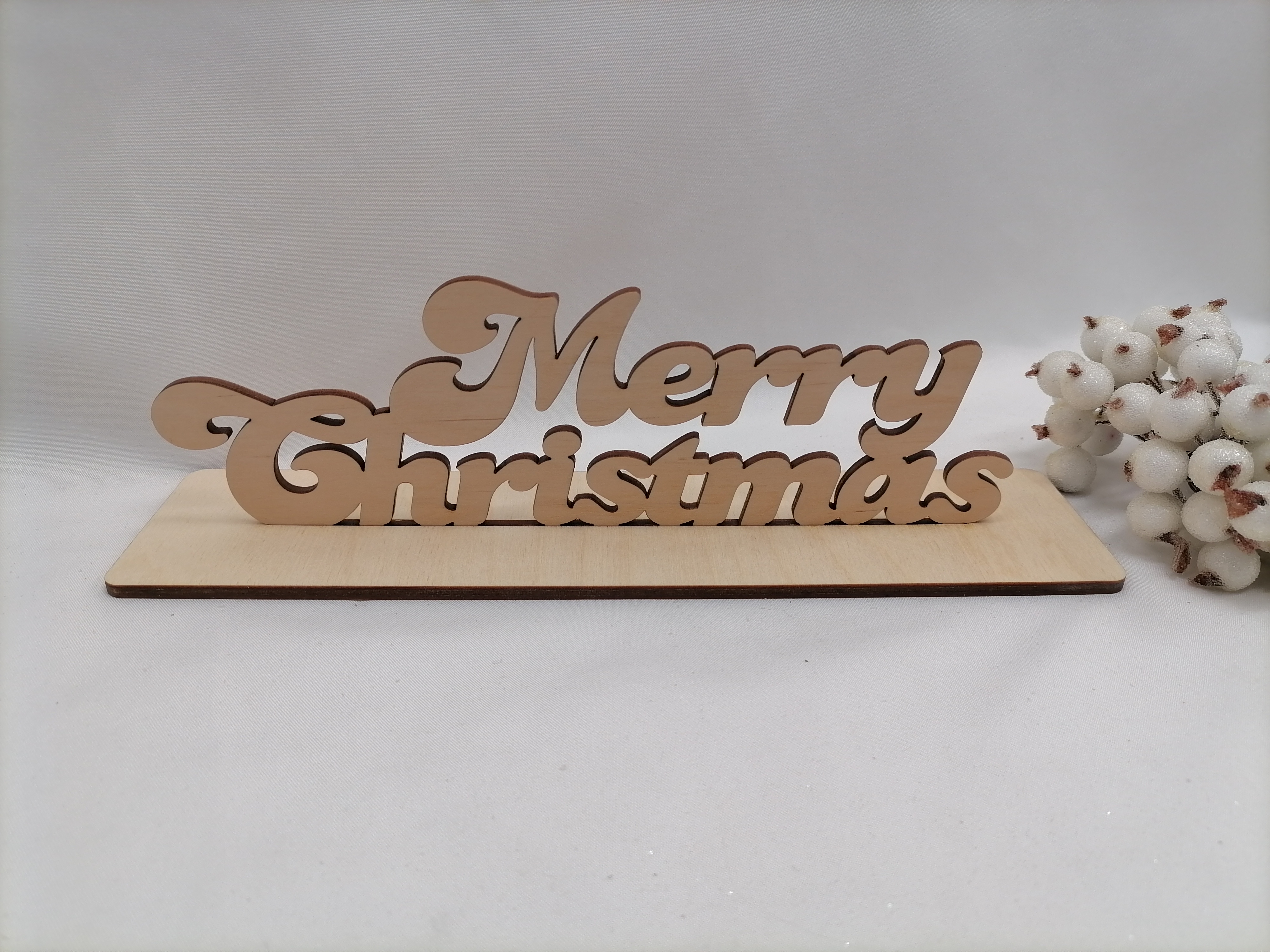 Stojan Merry christmas 33 cm