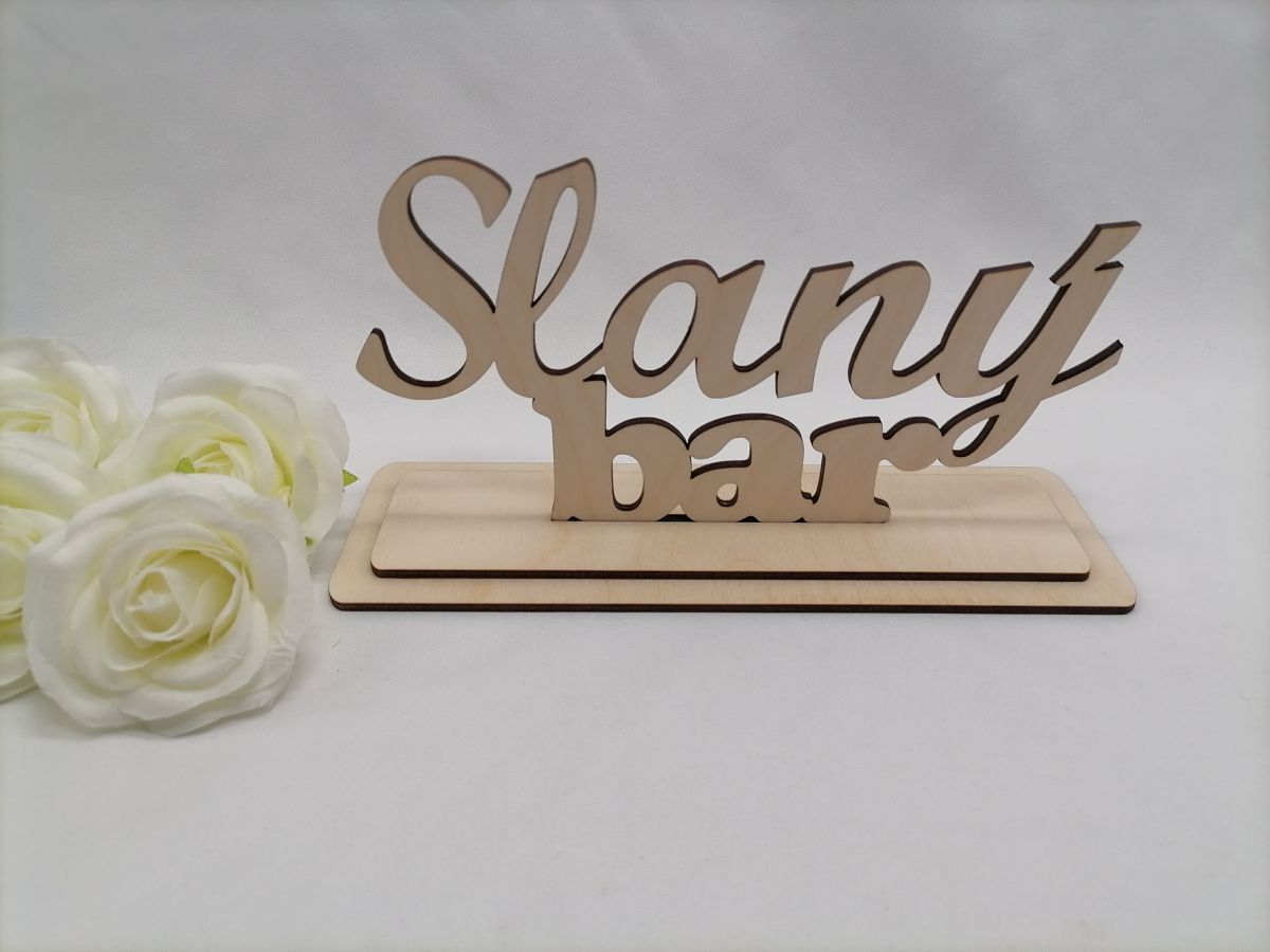 Svadobný stojan slaný bar