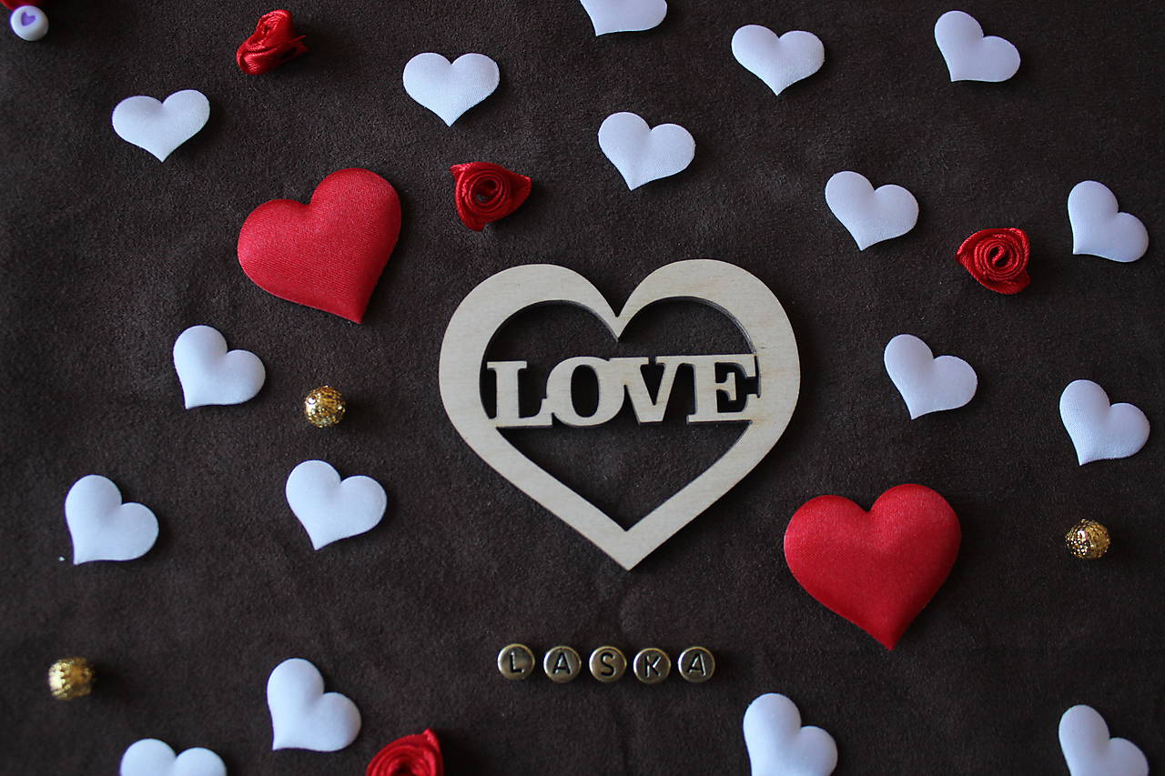 Valentínske srdiečko love 10 cm