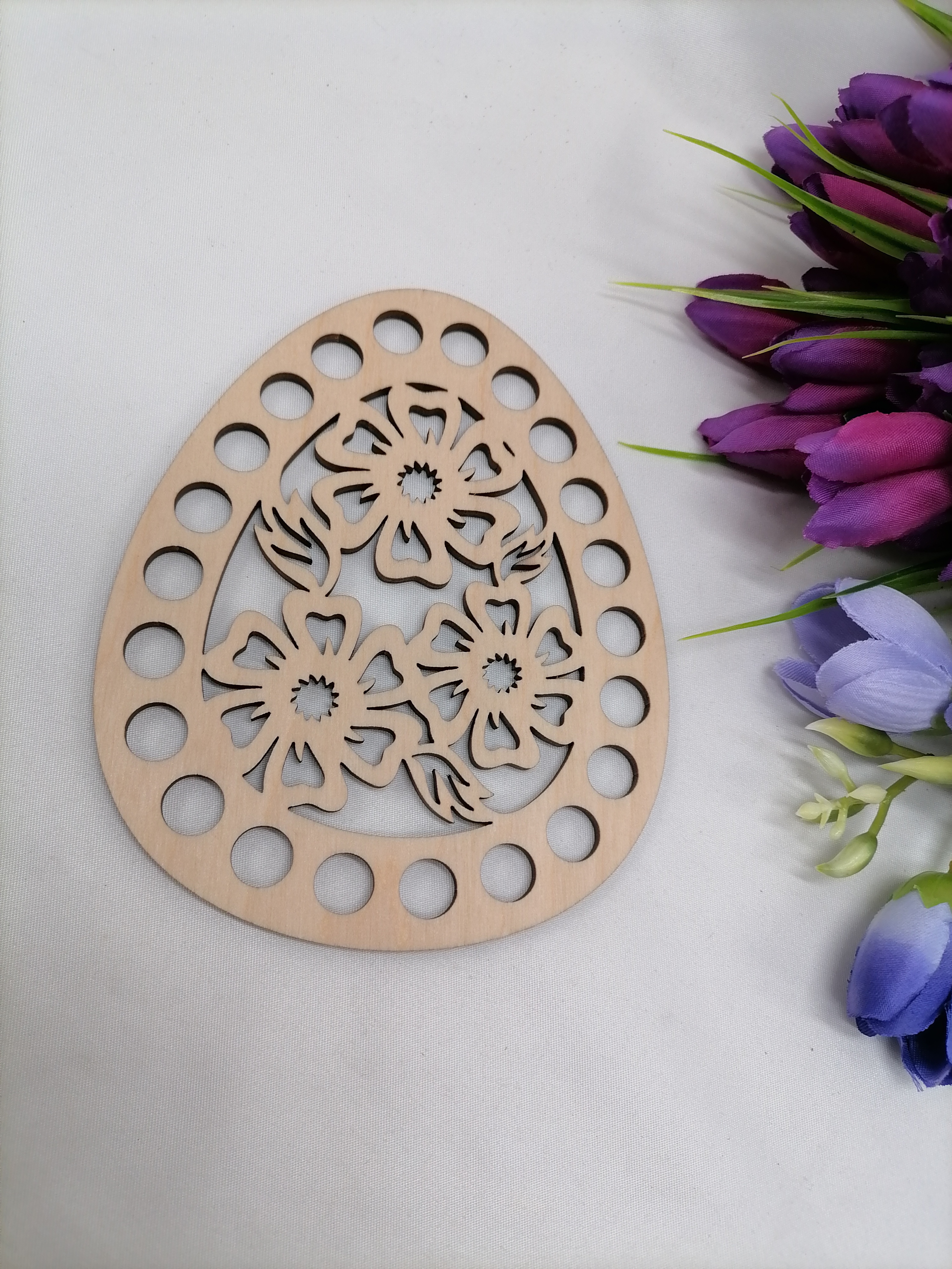 Veľkonočné vajíčko macrame 12cm