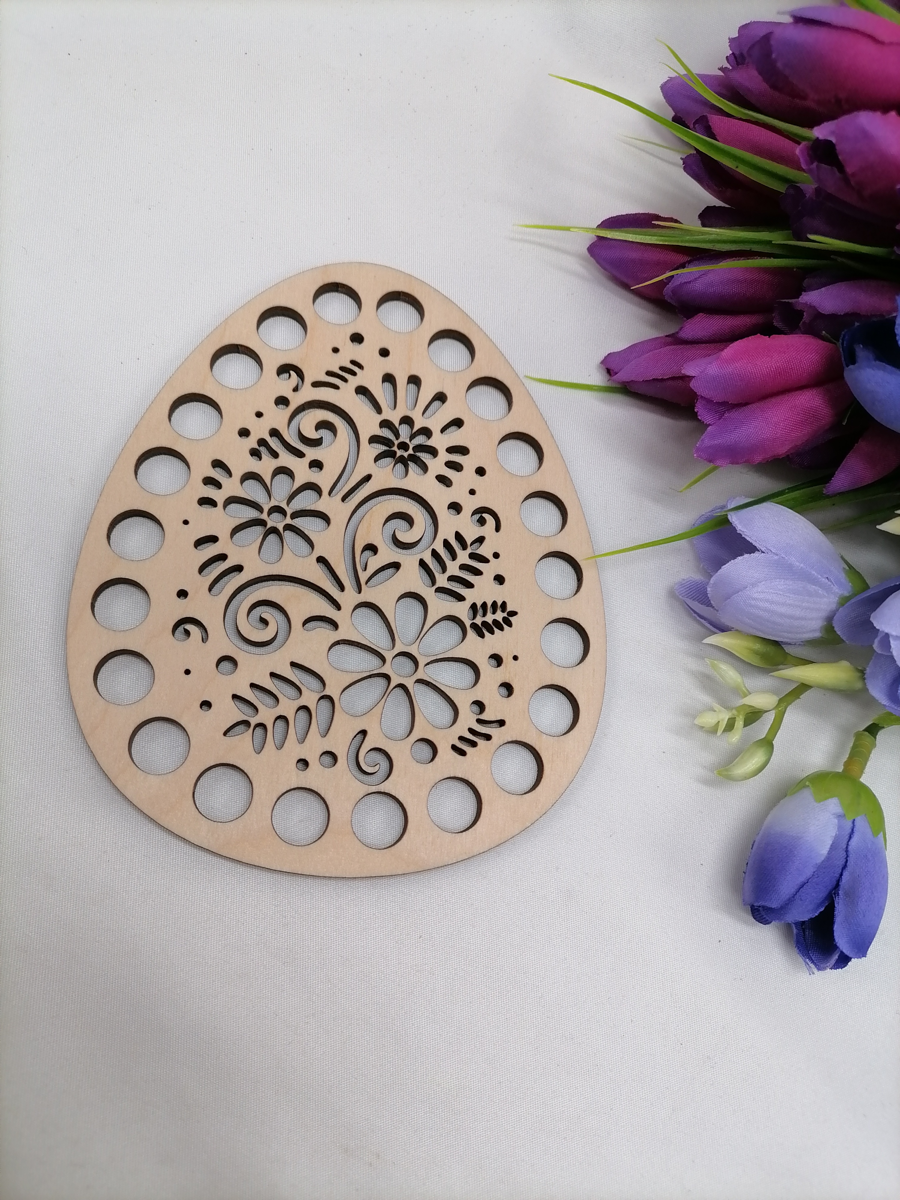 Veľkonočné vajíčko macrame 12cm