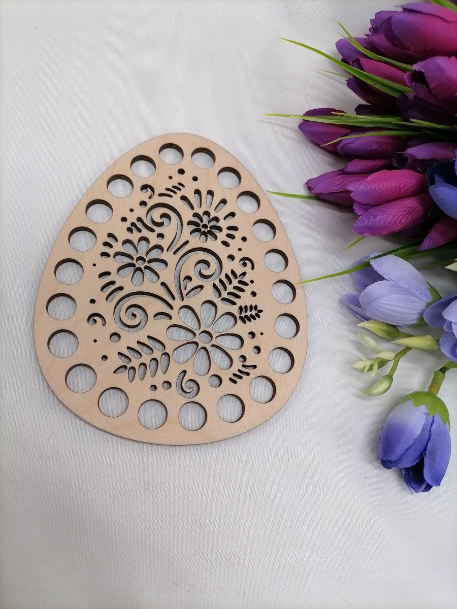 Veľkonočné vajíčko macrame 12cm