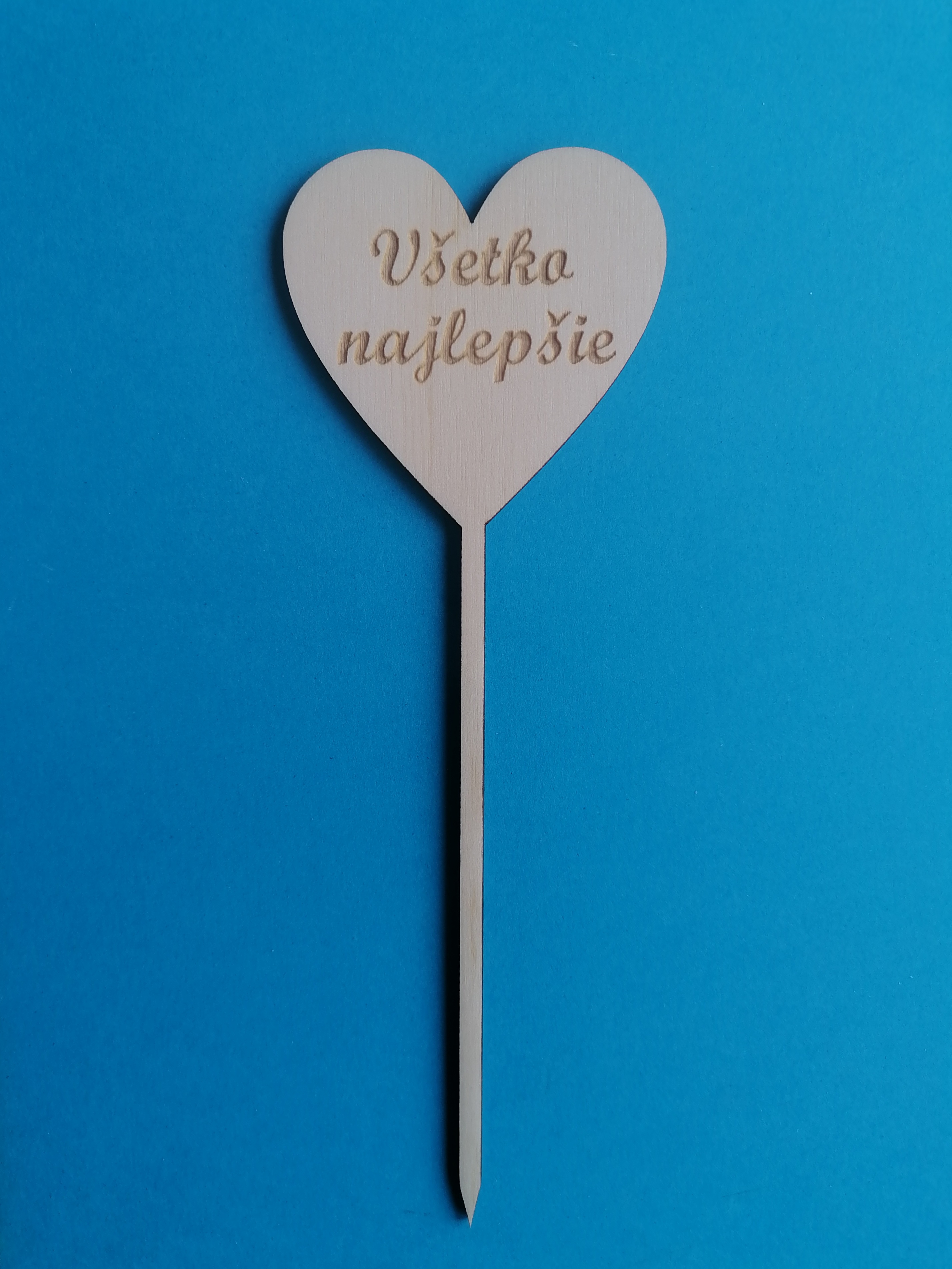 Zápich do kytice Všetko najlepšie