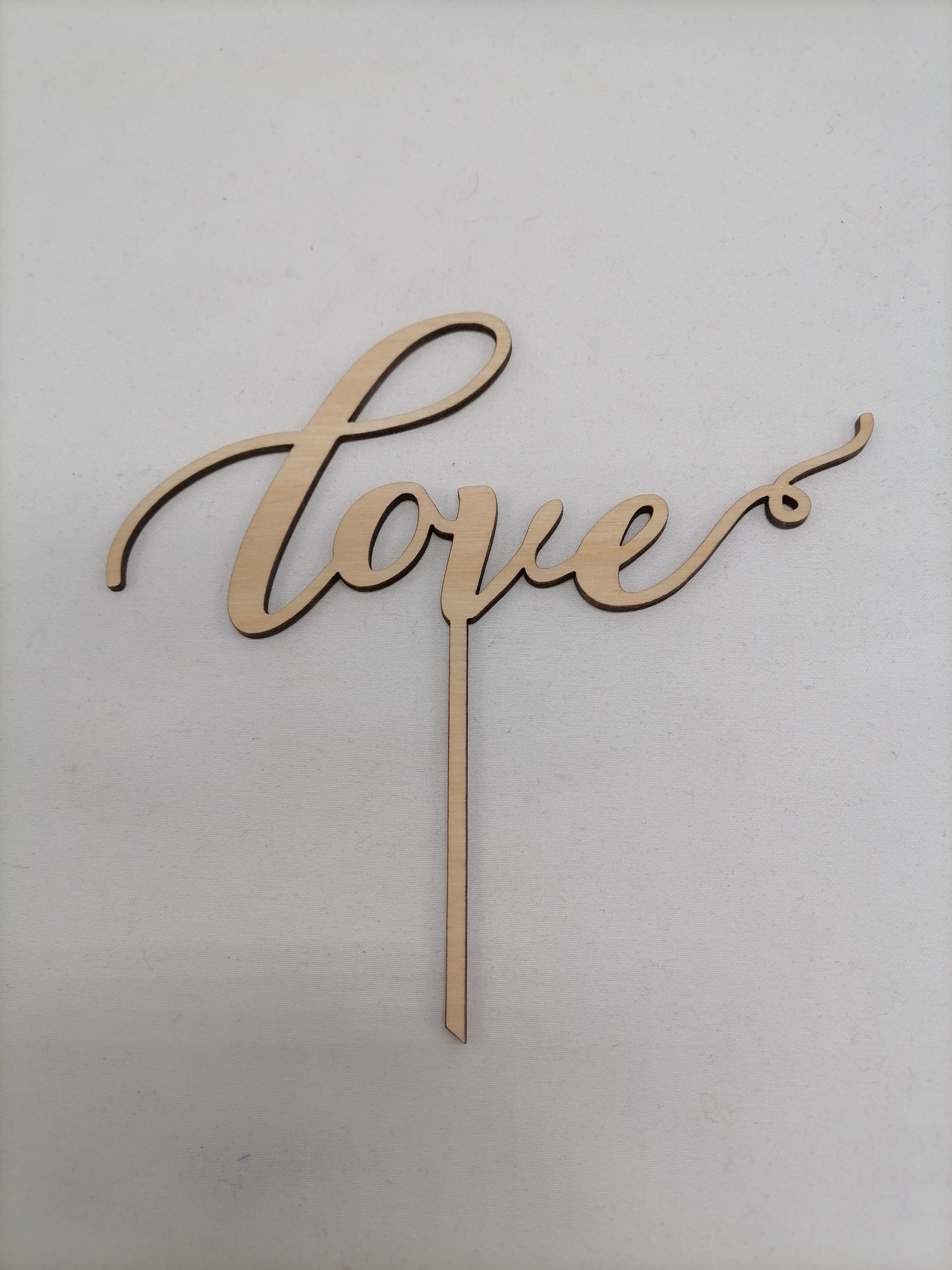 Zápich na tortu love 20 cm