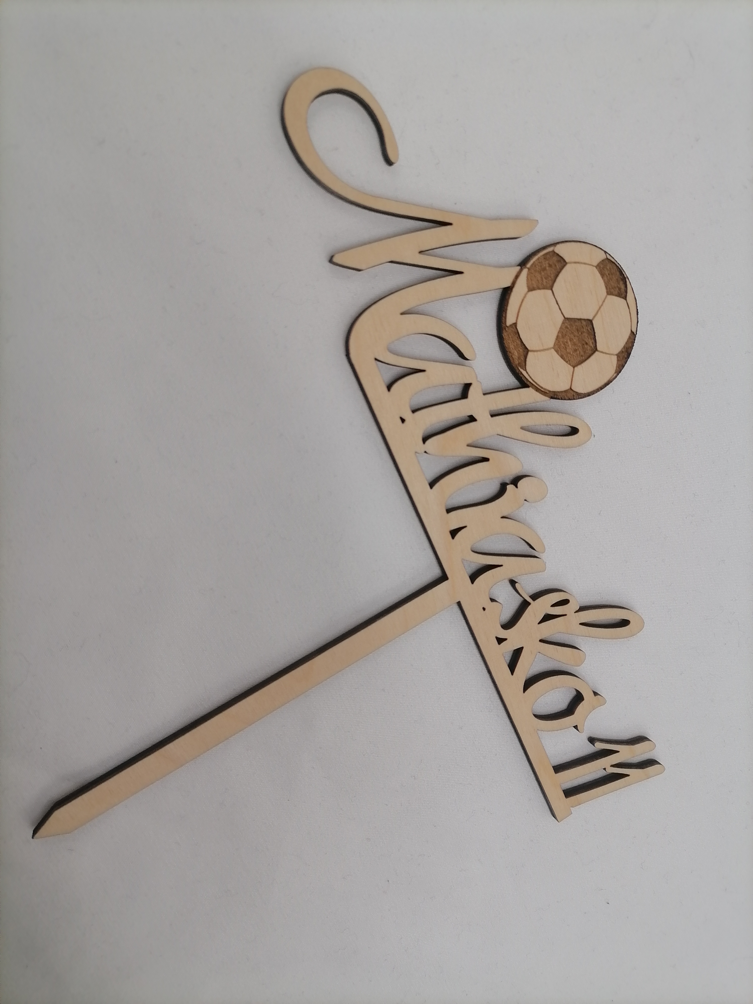 Zápich pre futbalistu s menom a vekom 15cm