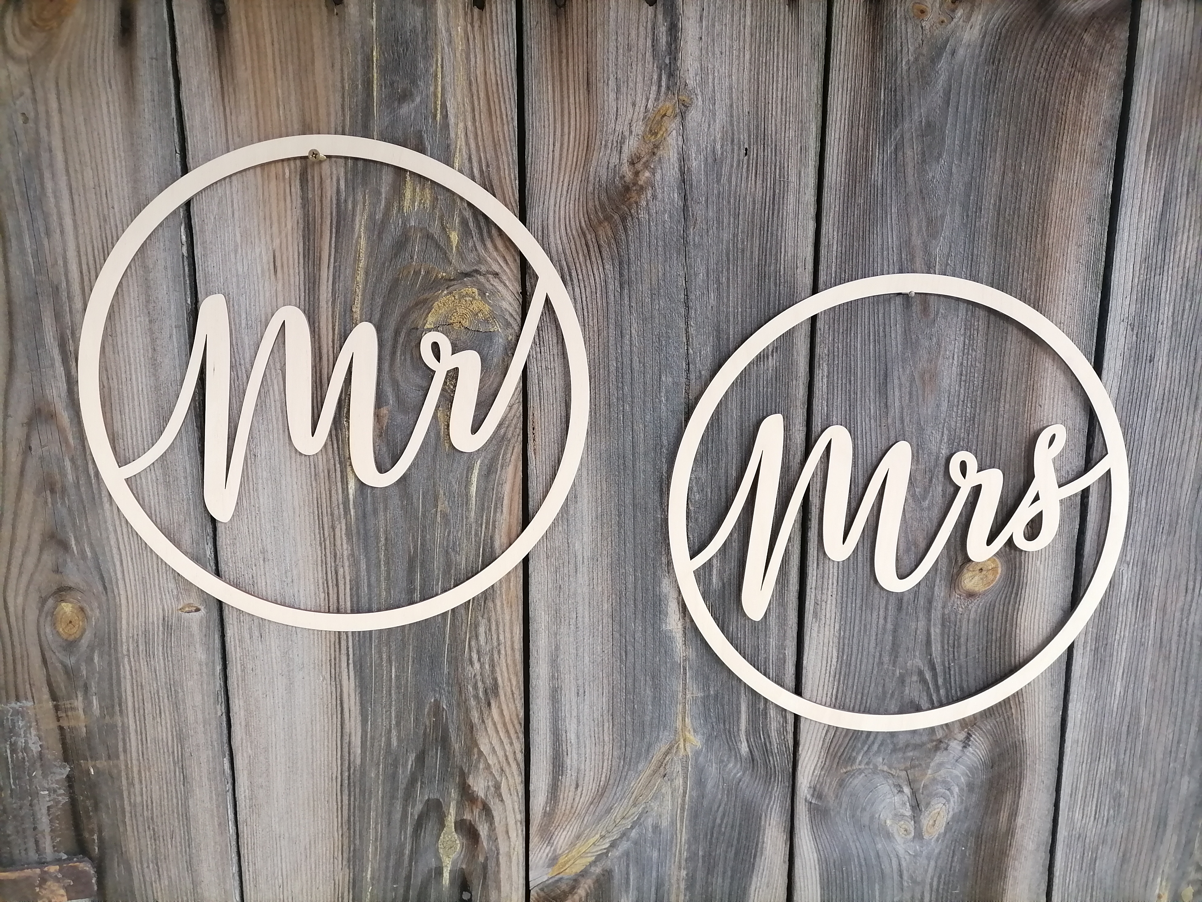 2x kruh na svadbu Mr a Mrs