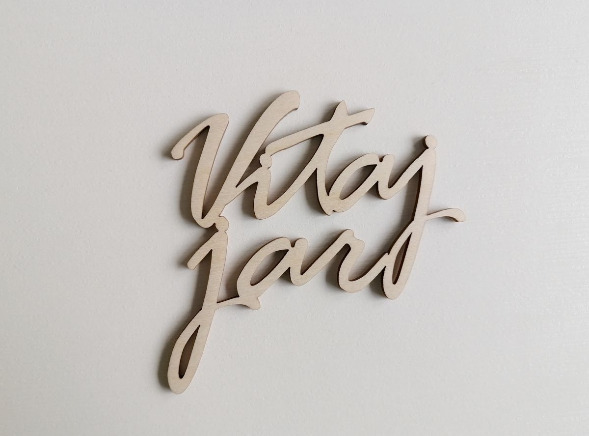 Výrez Vitaj jar 10cm