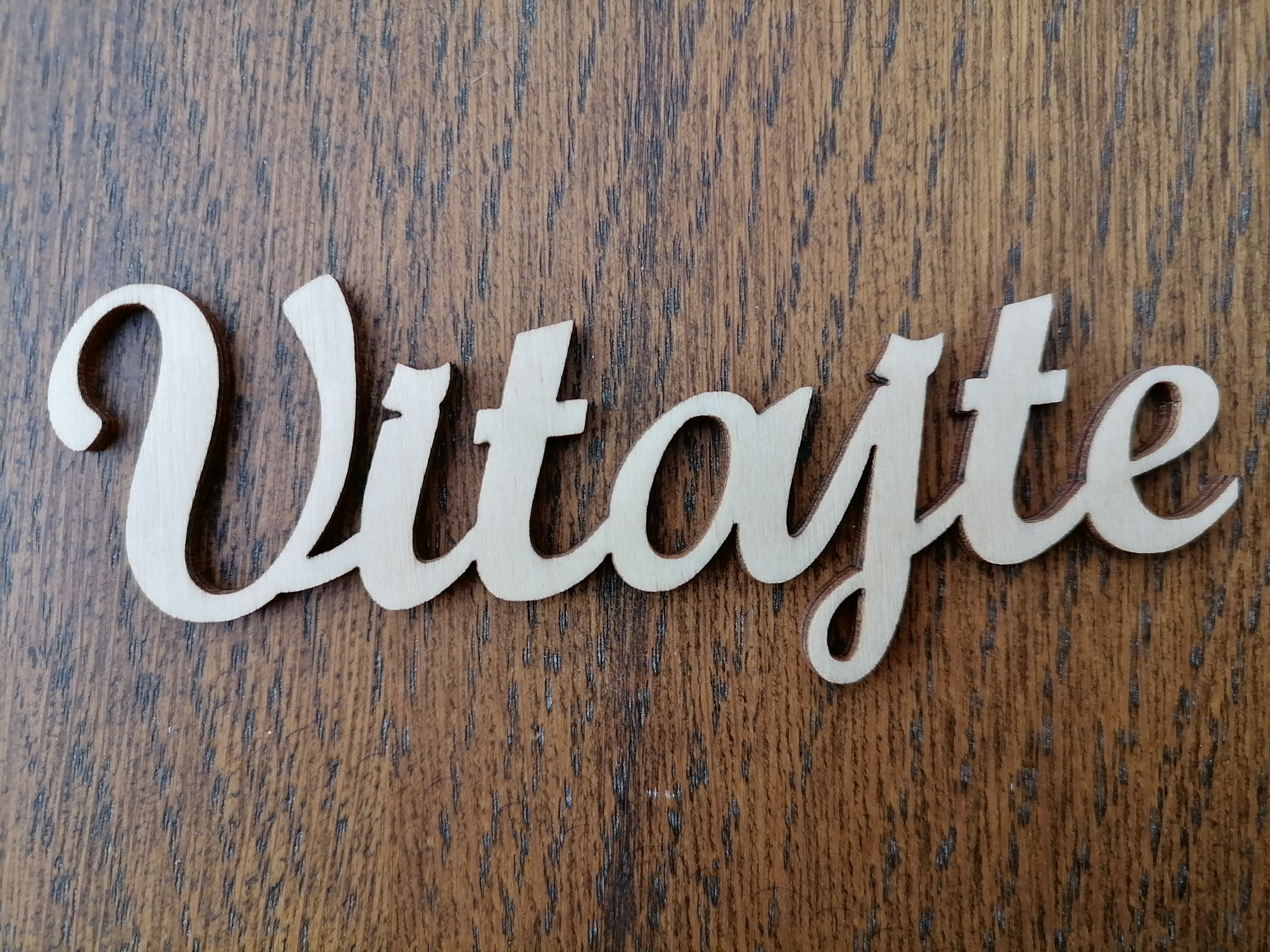 Nápis Vitajte 10cm