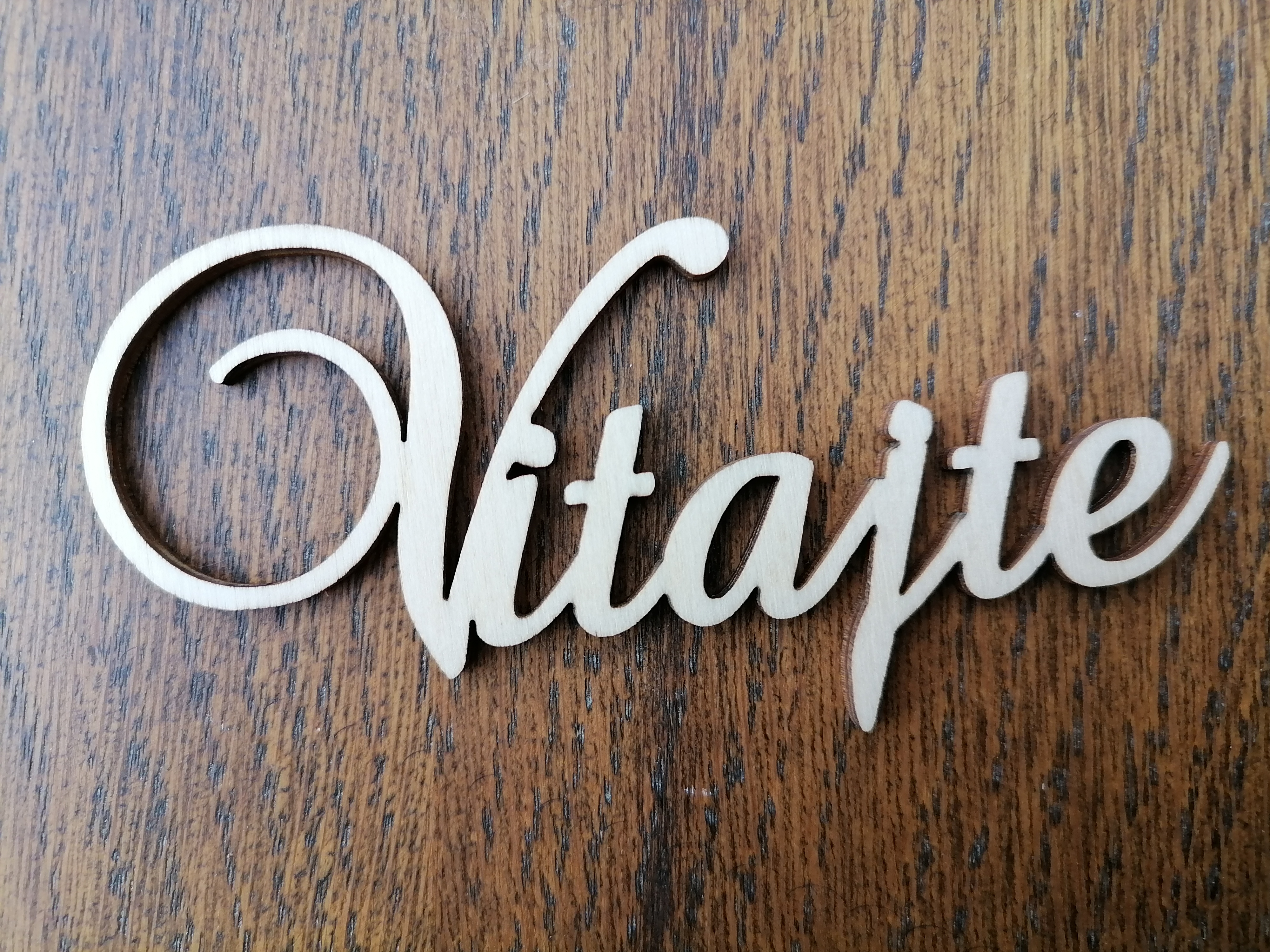 Nápis Vitajte 25cm
