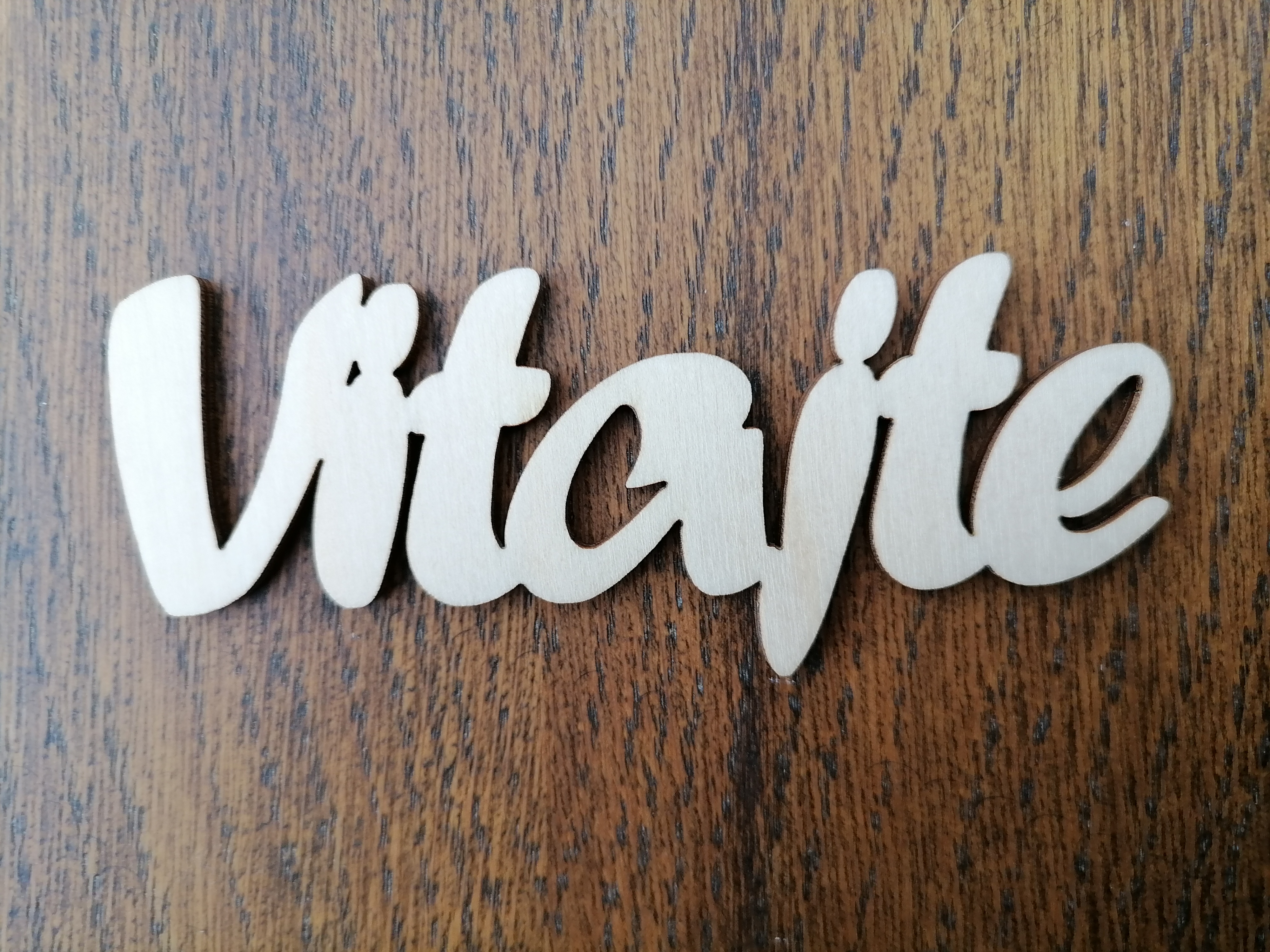Nápis Vitajte 13cm