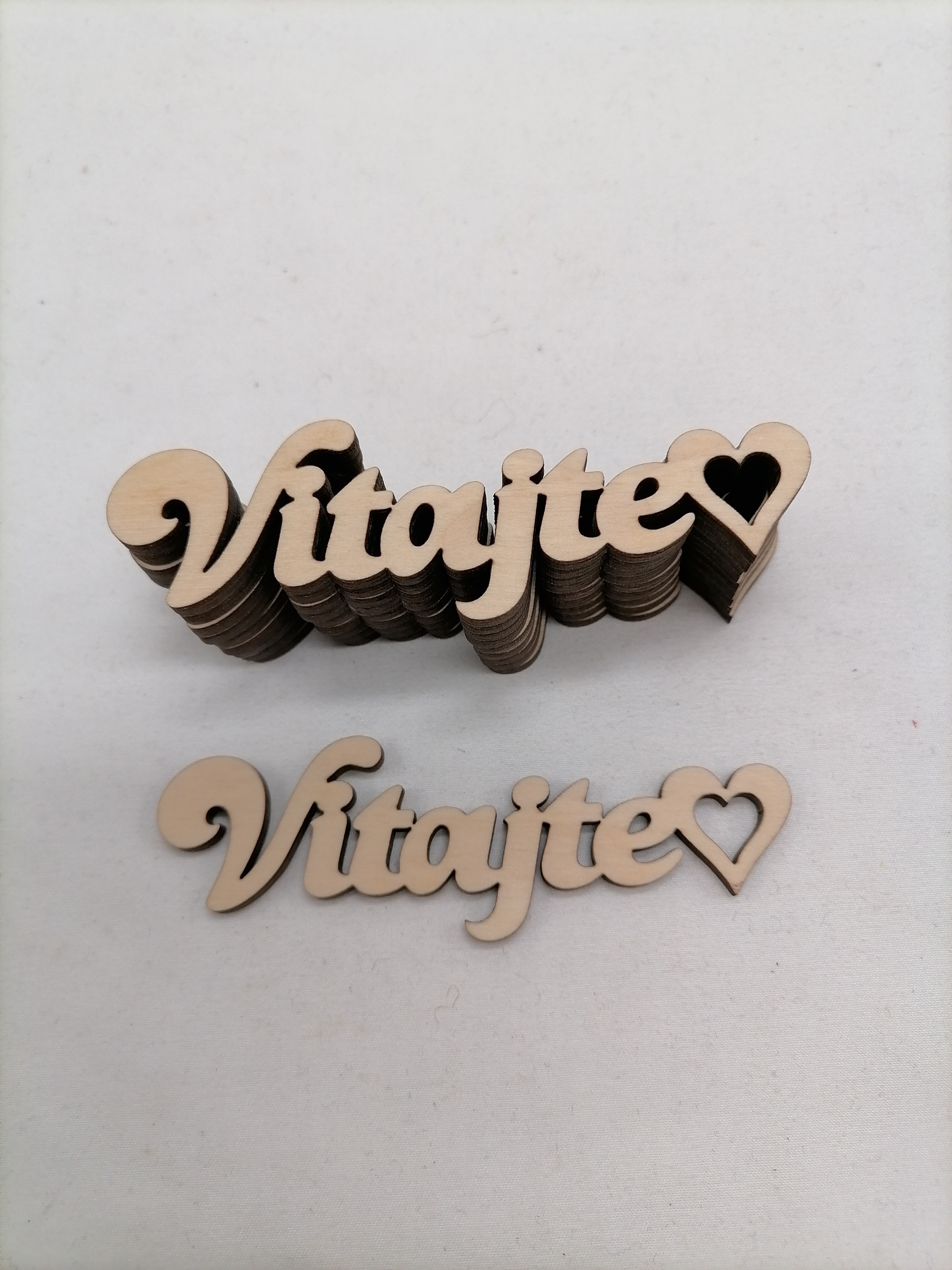 Nápis vitajte 25 cm