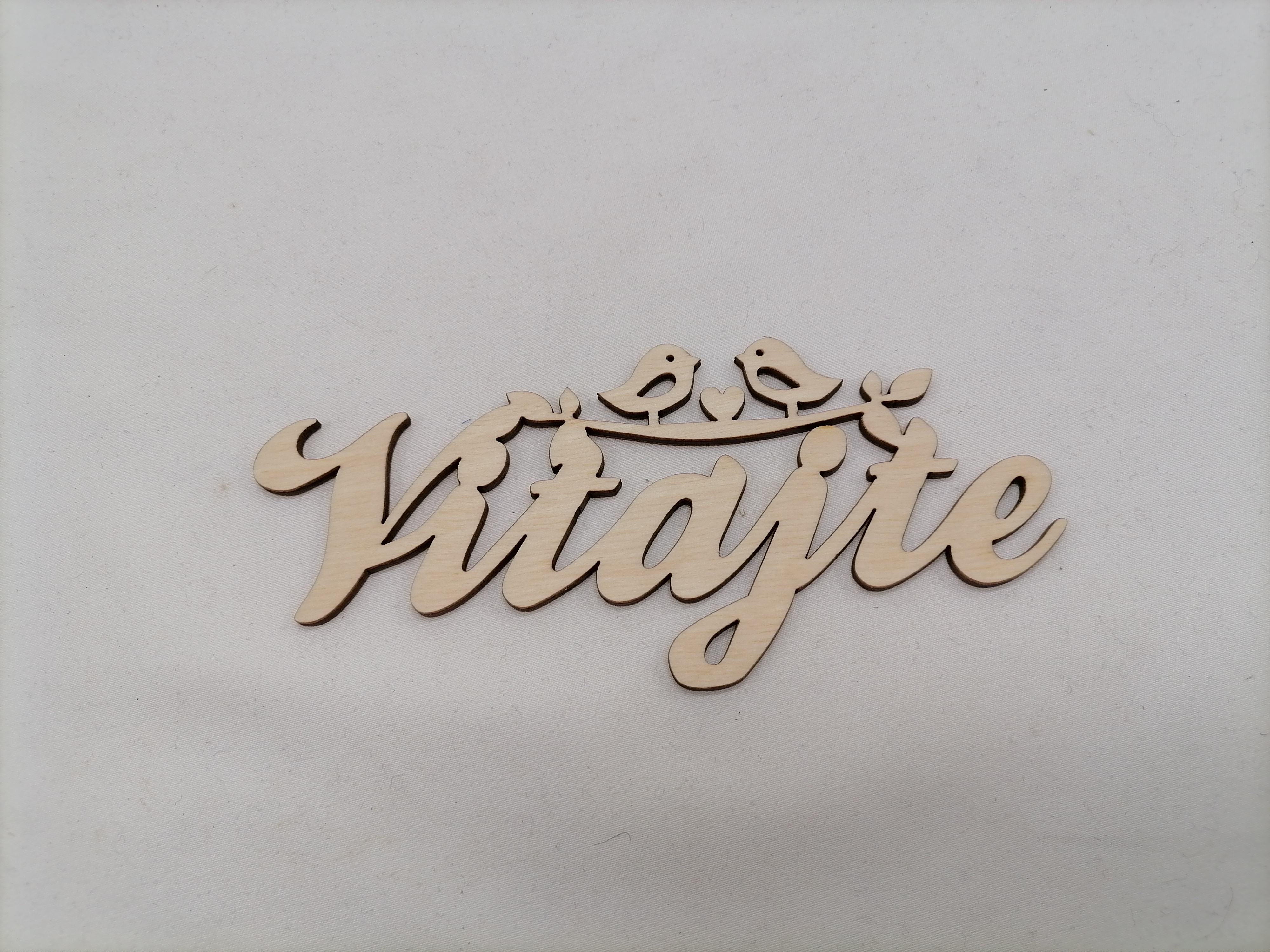 Nápis vitajte 13 cm