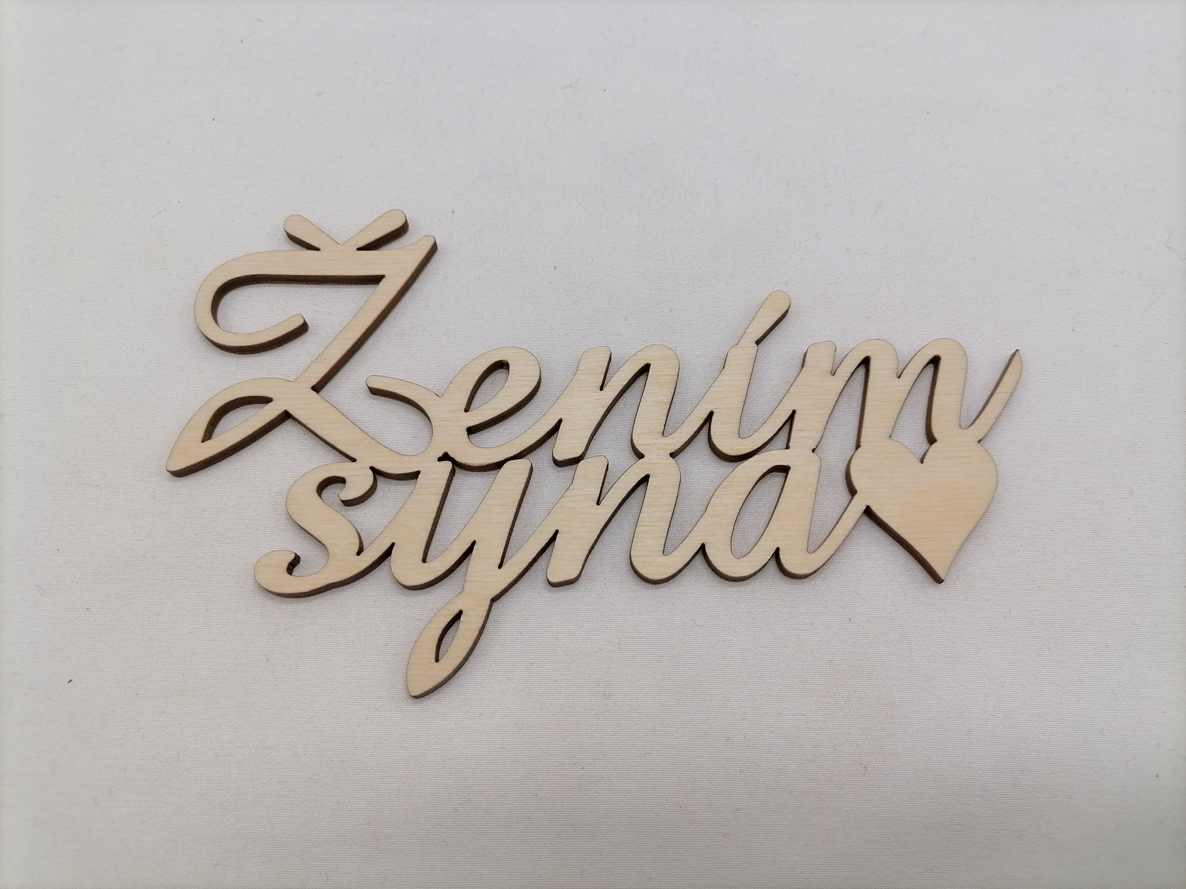 Nápis žením syna 30cm