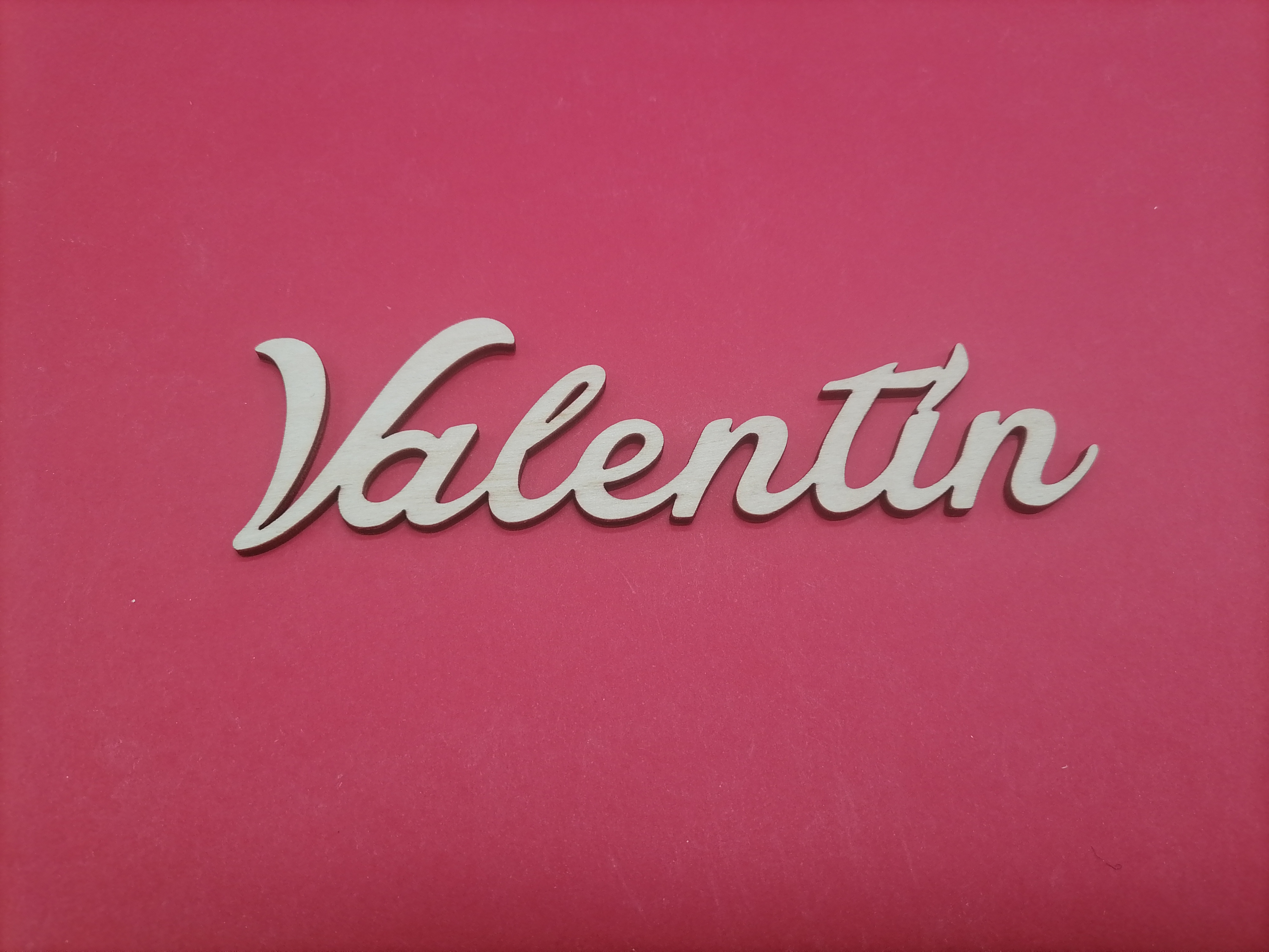 Nápis Valentín 15 cm