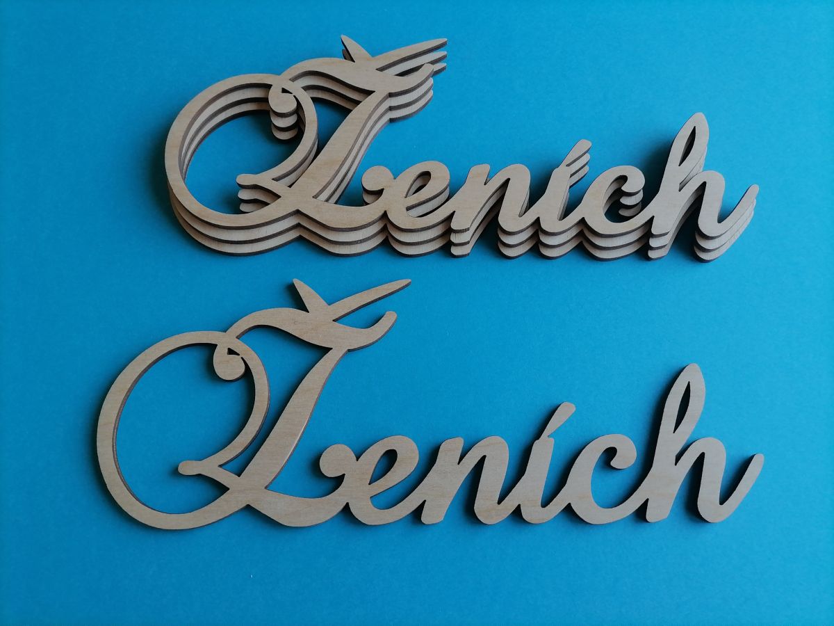 Nápis ženích 30 cm