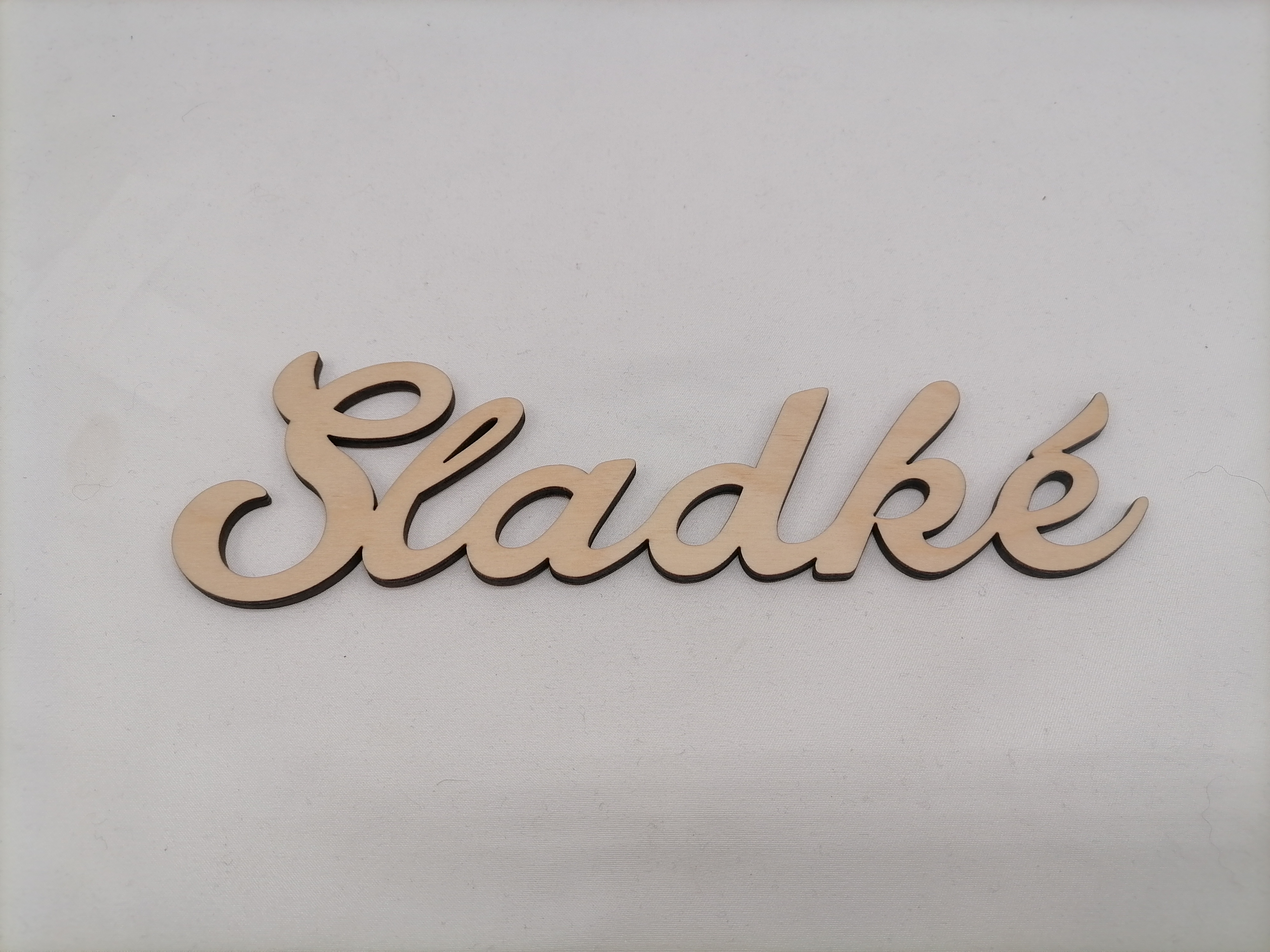 Nápis sladké 35 cm