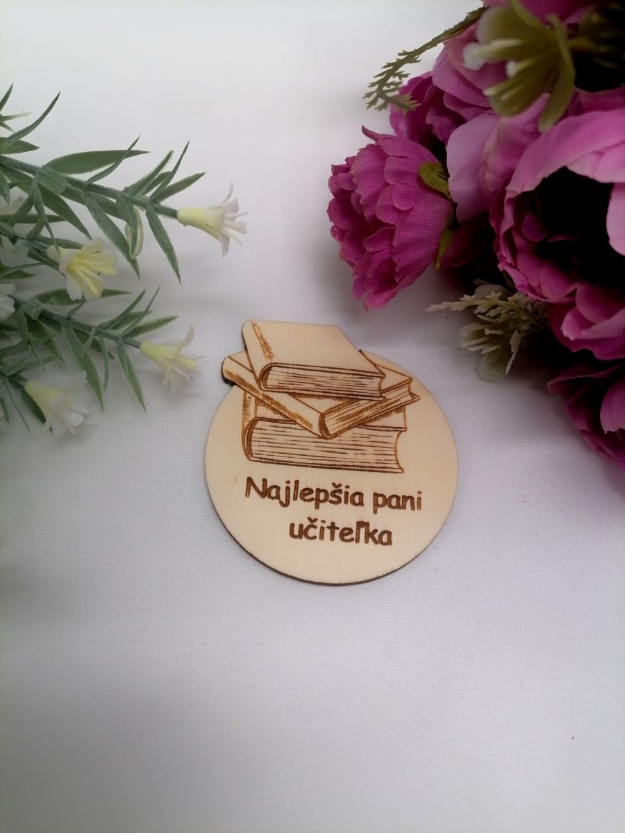 Magnetka pre pani učiteľku - učiteľa