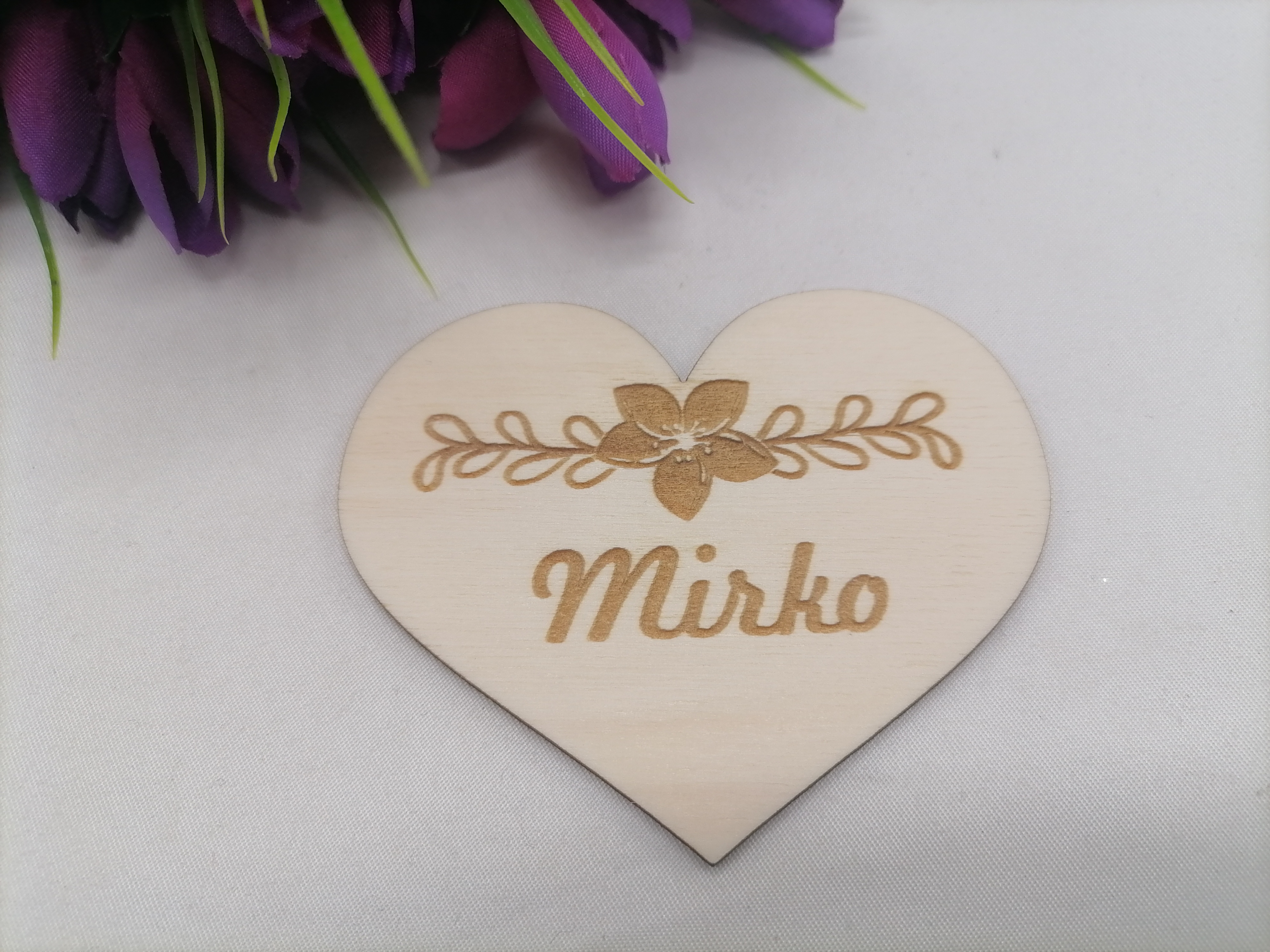 Menovky pre hostí na oslavu - svadbu bez dierky na zavesenie