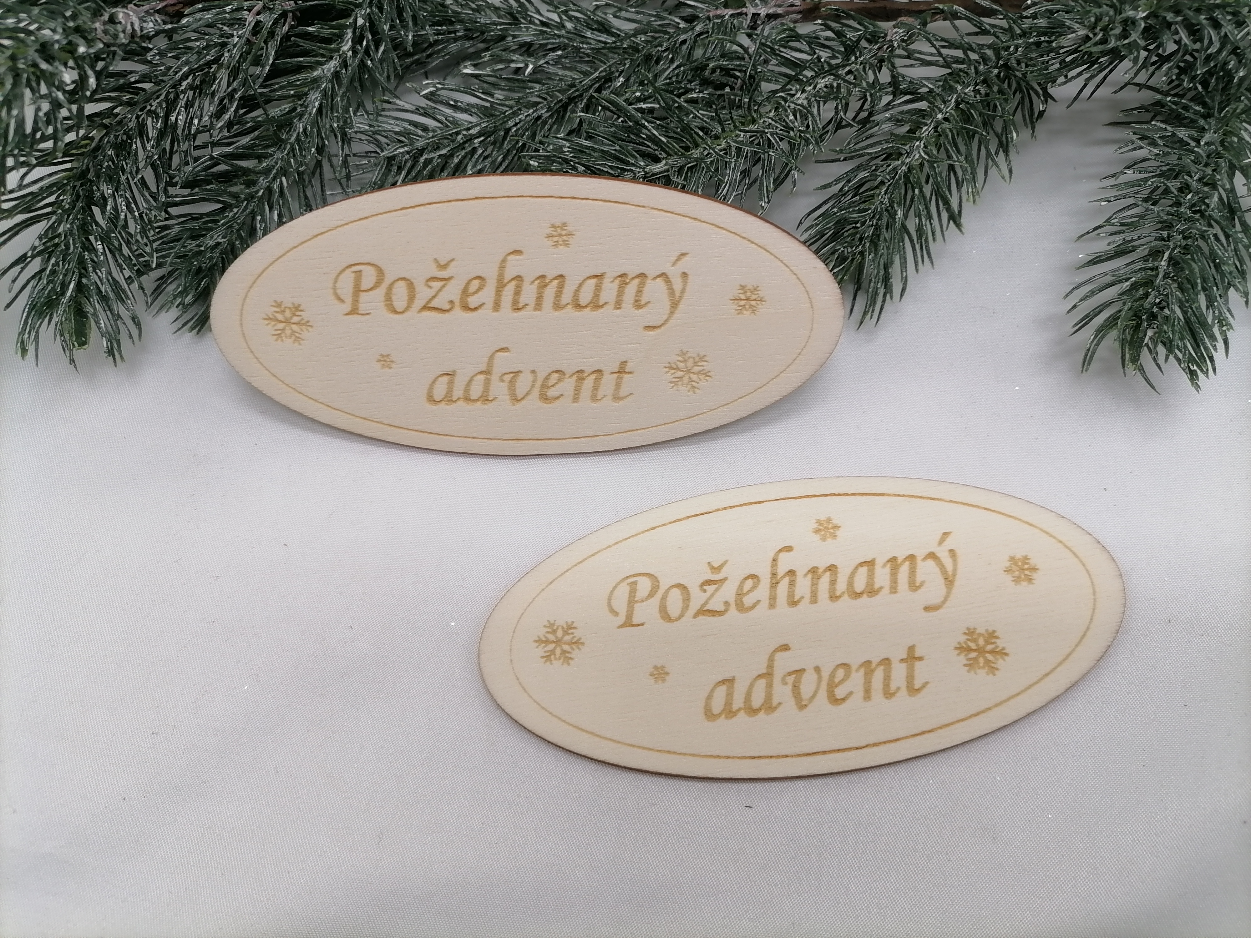 Ovál požehnaný advent 6cm