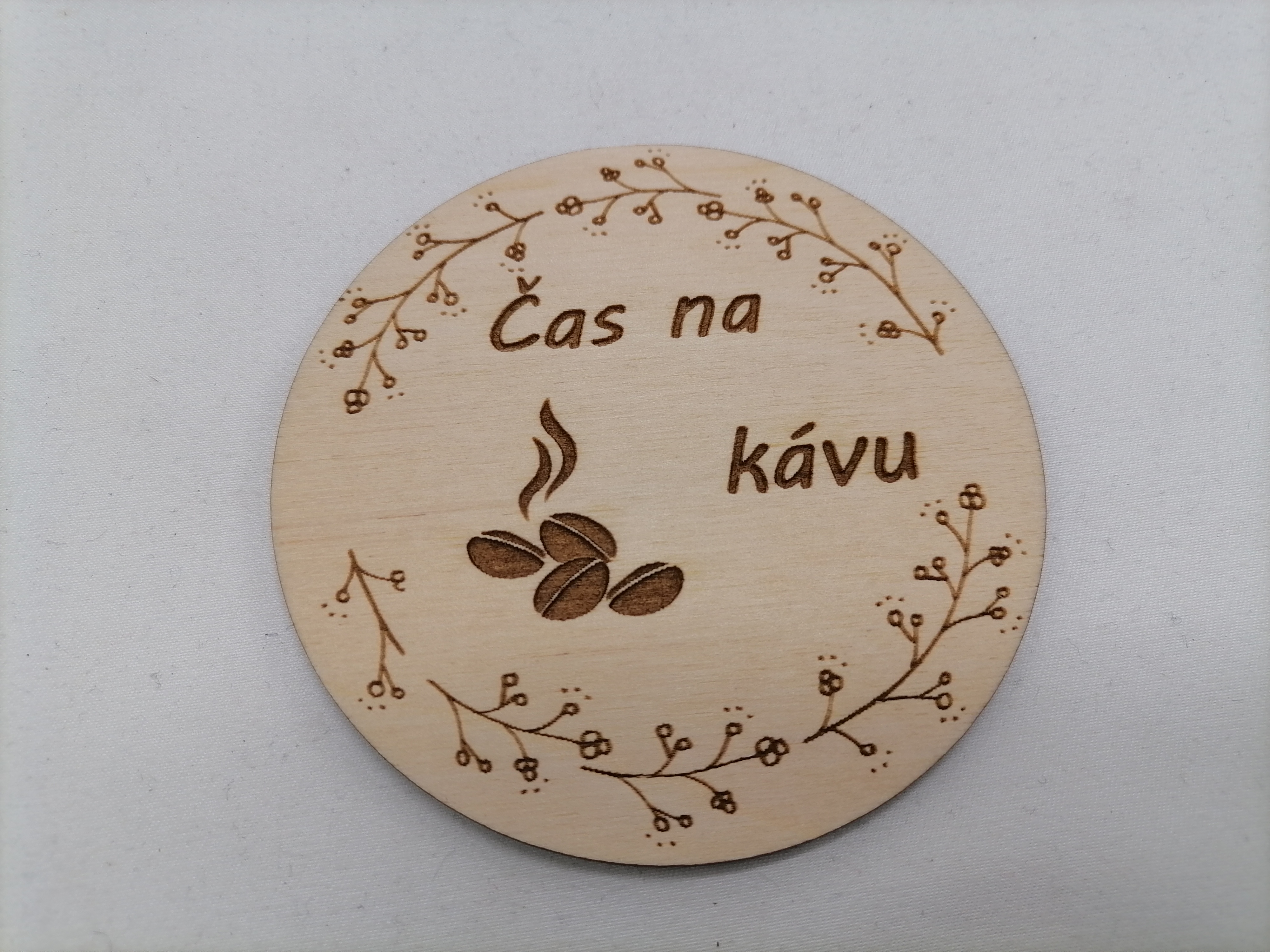 Podšálka pod kávičku lakovaná
