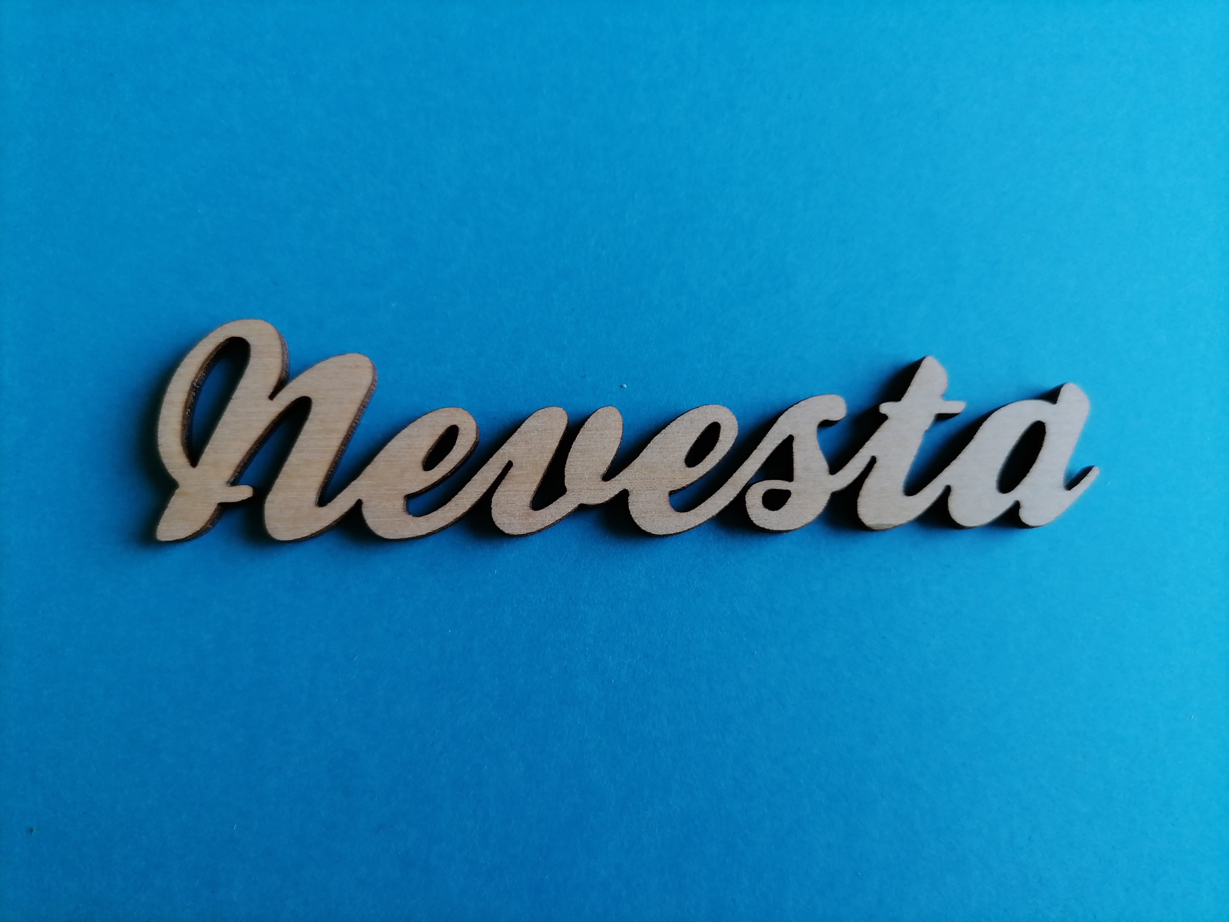 Nápis nevesta 30 cm